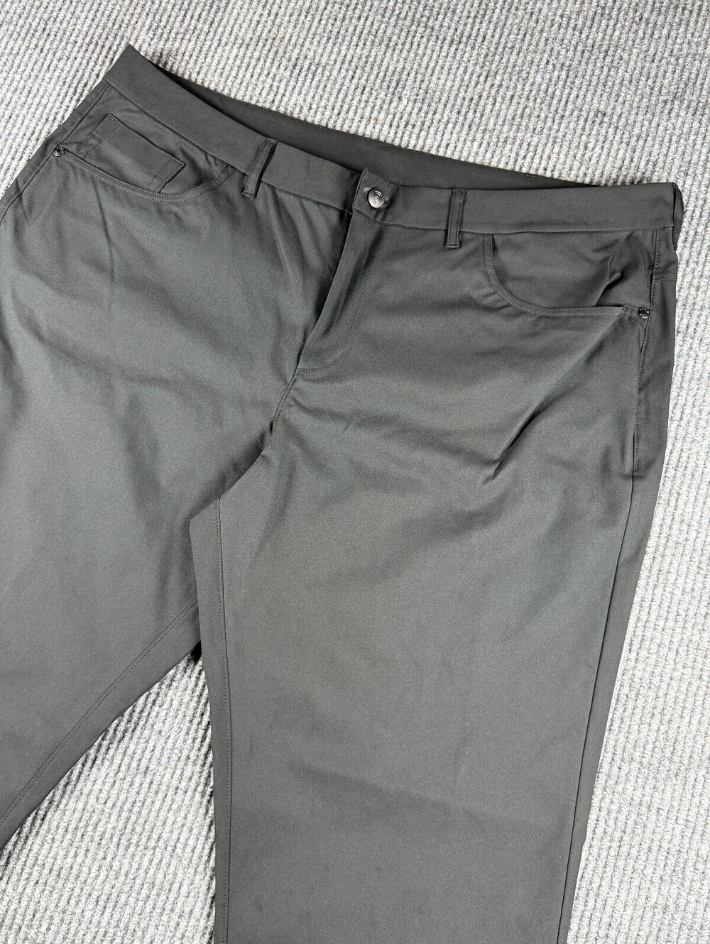 Public Rec Performance Dealmaker Pants Men 42x32 Black 5 Pocket Stretch Athletic